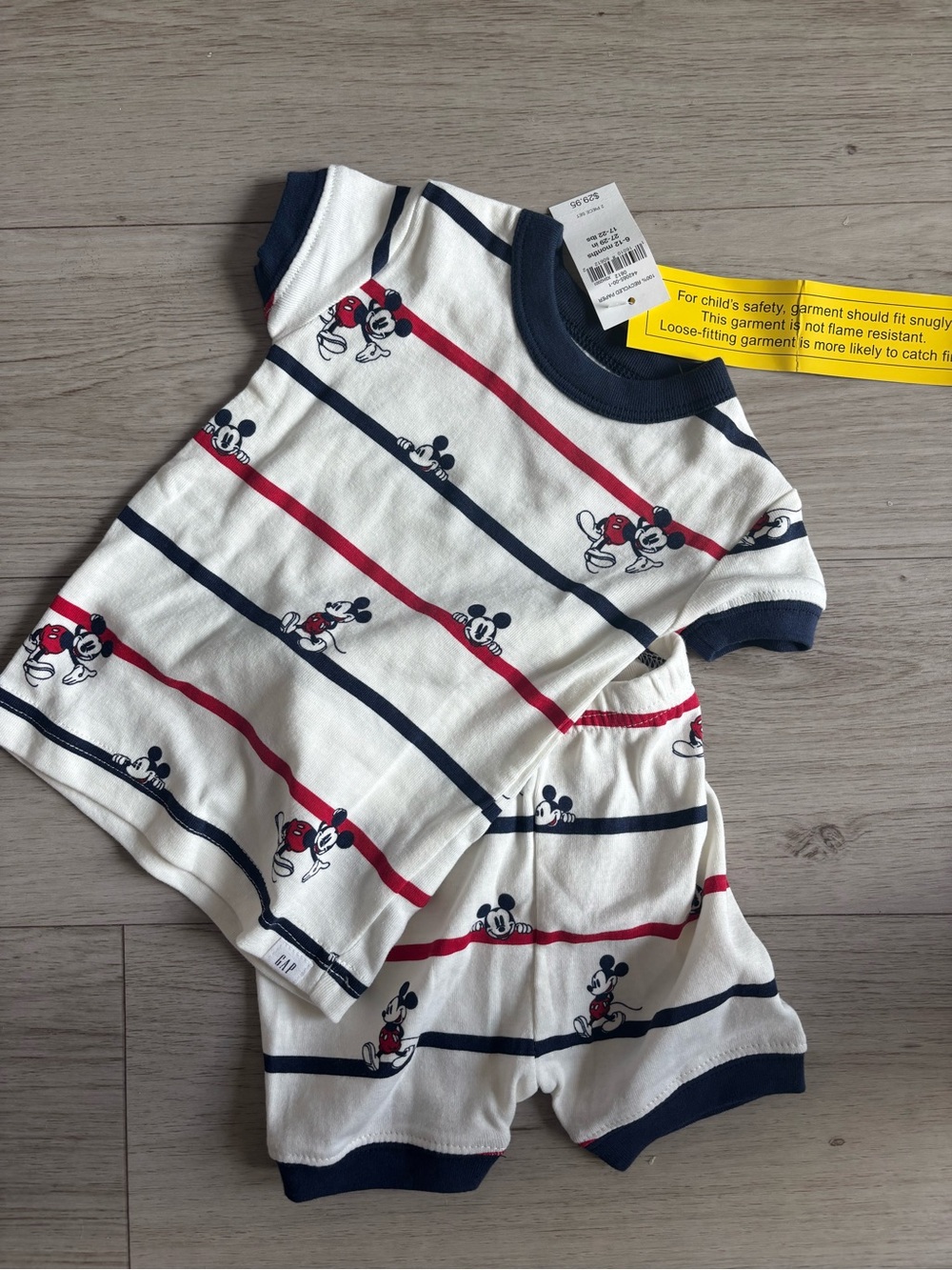 Mickey Mouse Gap Kids Pajamas NWT Size 6-12 months